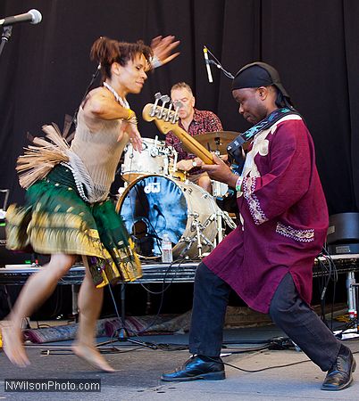 Baka Beyond on the Main Stage Sunday afternoon