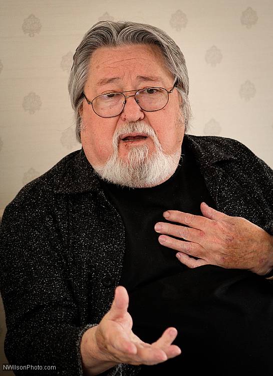 Cinematographer L�szl� Kov�cs (Easy Rider, Paper Moon, Ghostbusters) at a workshop during the inaugural Mendocino Film Festival in 2006