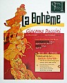 Program front cover for Opera Fresca's April 2006 production of Giacomo Puccini's La Boh�me. Graphic design by Micaela Carr.