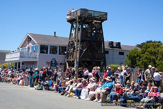July 4, 2010 parade in Mendocino CA