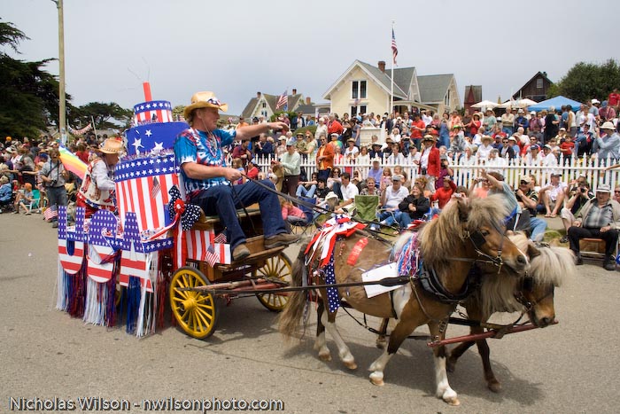 July 4, 2008 parade in Mendocino CA