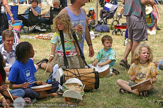 Kids can play drums too