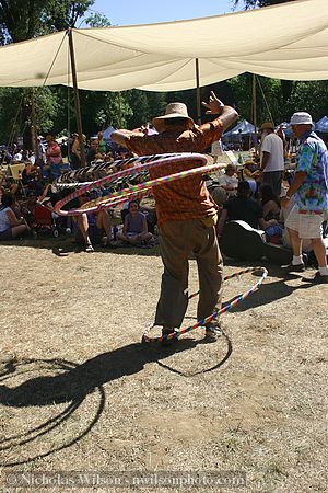 Hula hoops aren't just for girls