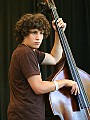 Sam Grisman  plays bass with the David Grisman Bluegrass Experience