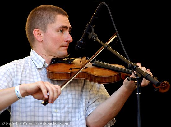 Chad Manning of the David Grisman Bluegrass Experience