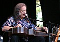 David Lindley plays his Canopus 7-string lap steel guitar