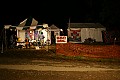 The Security Central office and the medical tent after the show Saturday night.