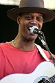 Eric Bibb performs with the Campbell Brothers