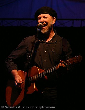 Sunday headliner Richard Thompson begins his set