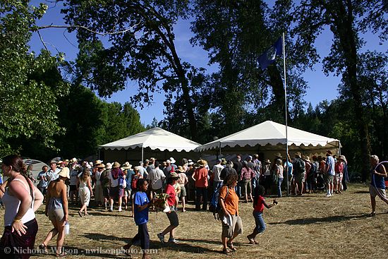 The Revival Tent stage, the smaller of the two secondary stages