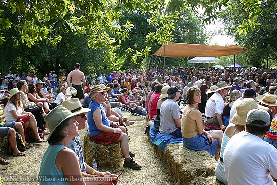 Audience at Arlo Hagler Memorial Stage