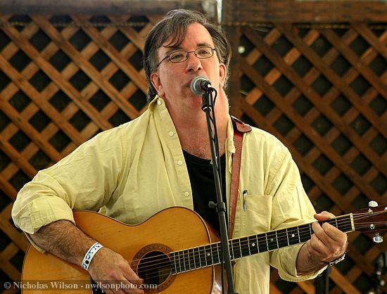 James Keelaghan performs at the Hagler stage