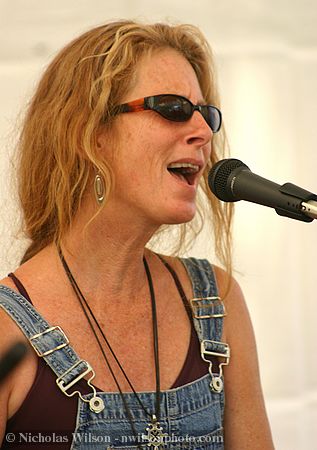 Eleanore MacDonald performs in the Revival Tent Sunday afternoon