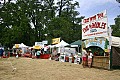 A sunny view of the food court