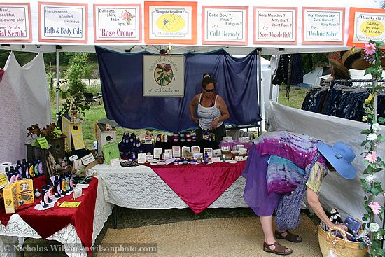 Natural Herb Gardens of Mendocino booth