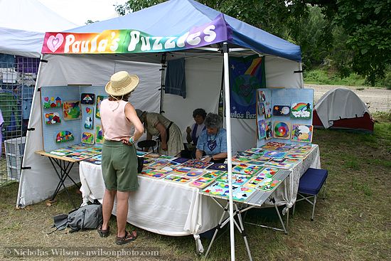 Paula's Puzzles booth