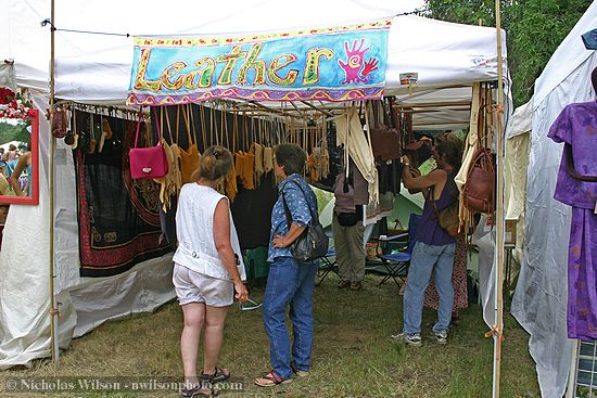 Leather vendor