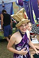 A girl models her new Bro Chapeau hat