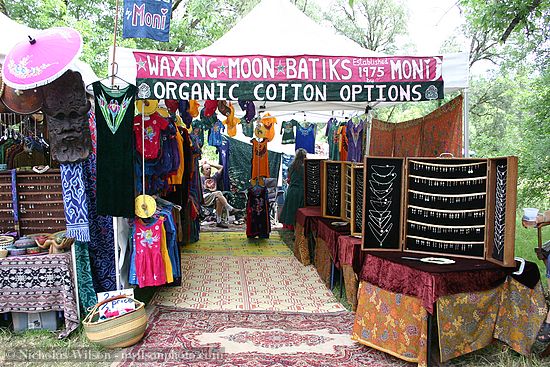 Waxing Moon Batiks booth