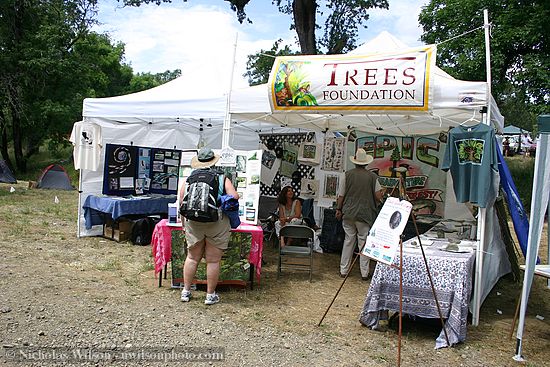 Trees Foundation and Environmental Protection Information Center from Garberville shared booth space