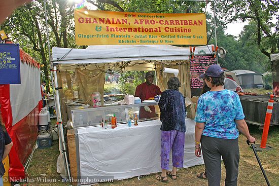 Ghanaian, Afro-Carribbean & International Cuisine booth