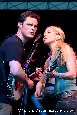 Adrienne Young and Little Sadie with Eric Merrill on banjo.