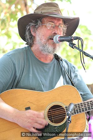 Jim Page plays at the Hagler stage