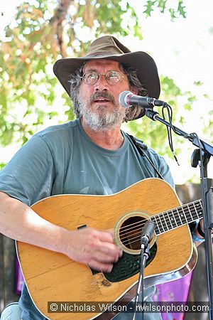 Jim Page plays at the Hagler stage