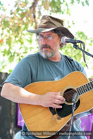 Jim Page plays at the Hagler stage