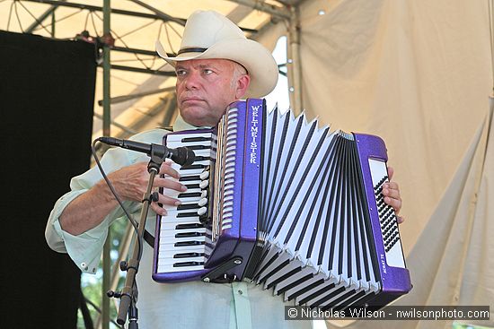 Accordion player with Buddy Miller
