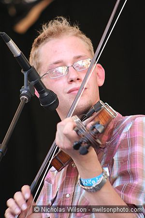 Kevin Wimmer, fiddle player with Balfa Toujours, guest with Laurie Lewis band.