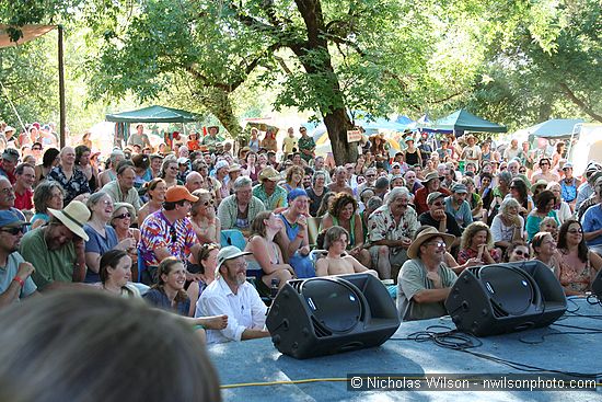 Hagler audience, center