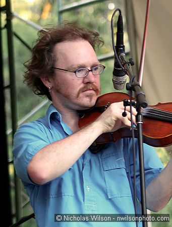 Casey Driessen, fiddle player with Tim O'Brien Band