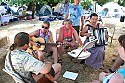 Jamming at the revival tent