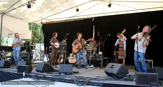 Railroad Earth Sunday afternoon on the main stage