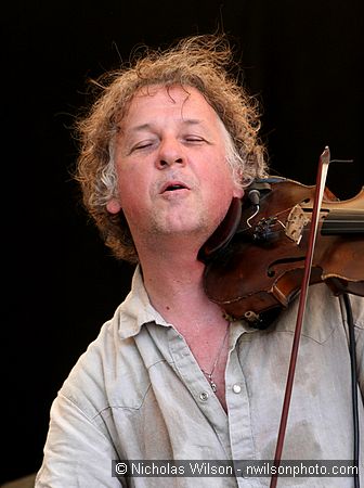 Railroad Earth fiddle player Tim Carbone