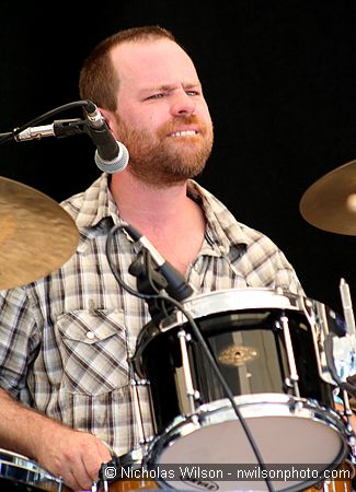 Railroad Earth drummer Carey Harmon