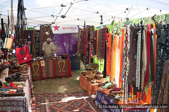 Red Stella vendor booth