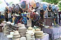 Hat vendor booth