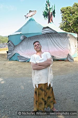 Scott LaMorte by the Friends of the River tent.