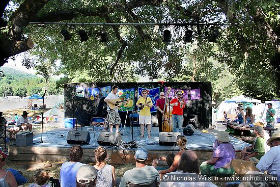 Tim O'Brien Band on the Arlo Hagler stage Sunday afternoon