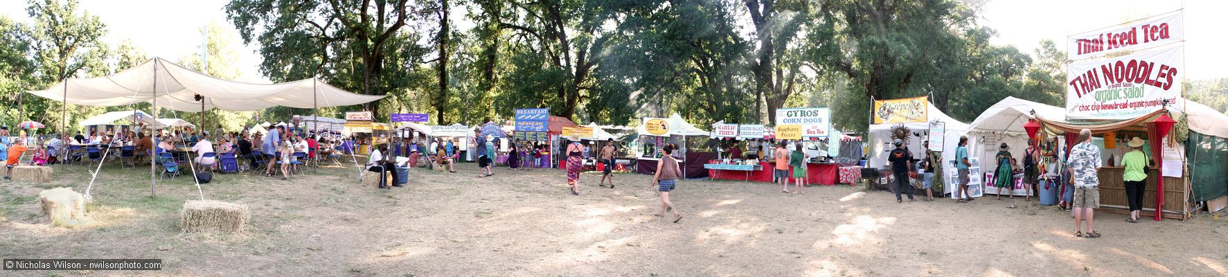 Food vendor panoramic