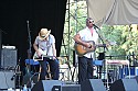 Greg Brown with Bo Ramsey on the main stage Sunday evening