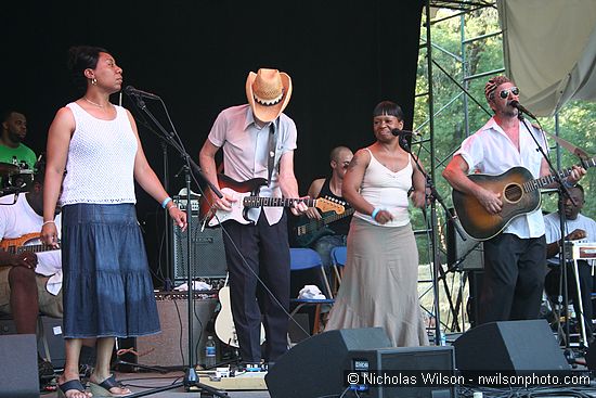 Campbell Brothers band with Greg Brown and Bo Ramsey