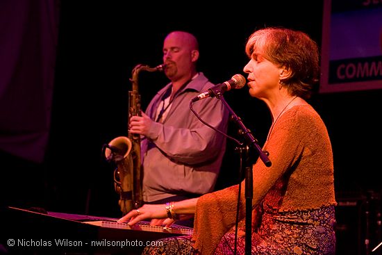 Marcia Ball and her band