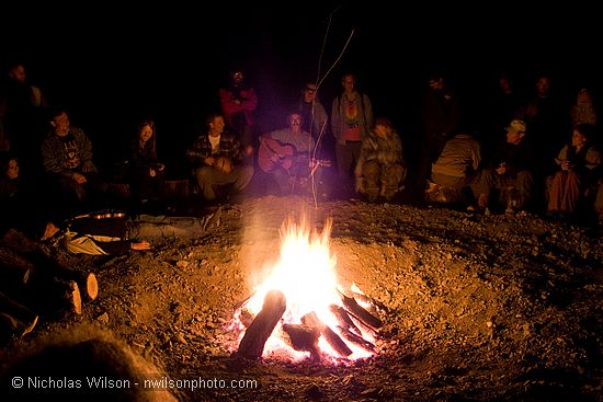 Campfire sing along Friday night