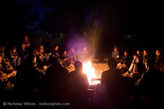 Campfire sing along Friday night