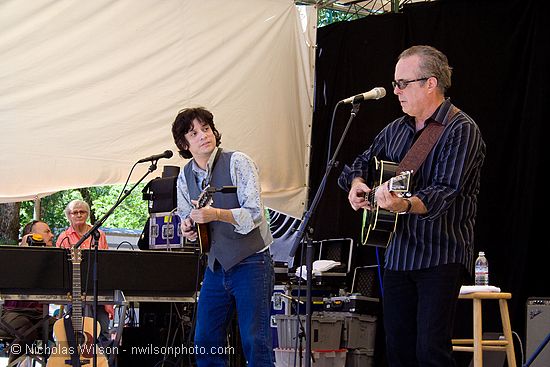 Tom Russell and mandolin player Michael Martin