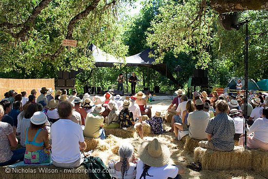 Audience for Tom Russell with Michael Martin at the Hagler stage