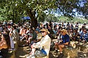 Audience for Tom Russell with Michael Martin at the Hagler stage